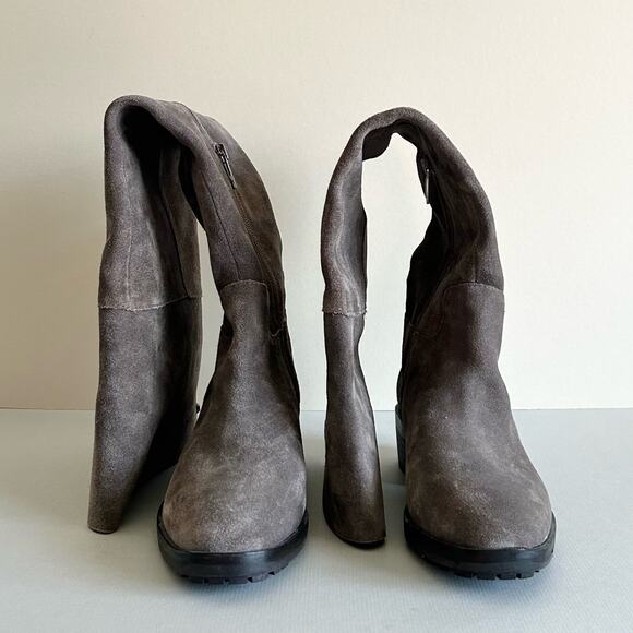 Vince Camuto Jorshie Suede Leather Over The Knee Boots 6.5 - Picture 2 of 8